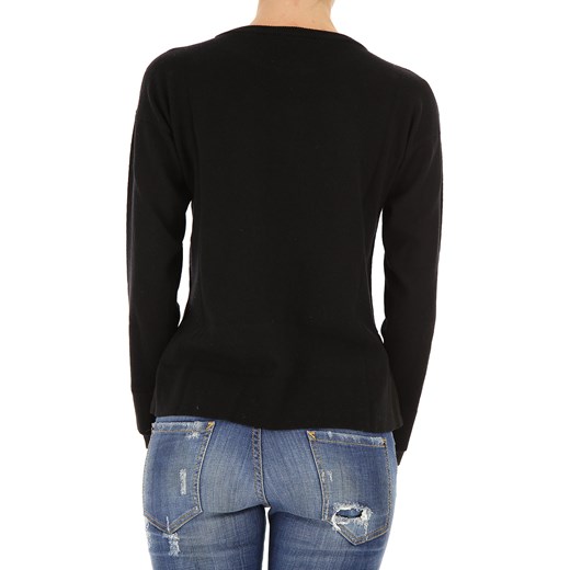 Jucca Sweter dla Kobiet Na Wyprzedaży, czarny, Bawełna, 2019, 40 44 M
