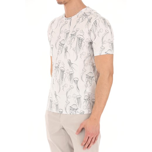 Ermenegildo Zegna Koszulka dla Mężczyzn Na Wyprzedaży w Dziale Outlet, biały, Bawełna, 2019, L S