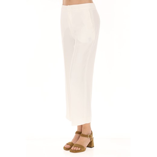 PT01 Spodnie dla Kobiet Na Wyprzedaży, biały, Poliester, 2019, 38 40 46