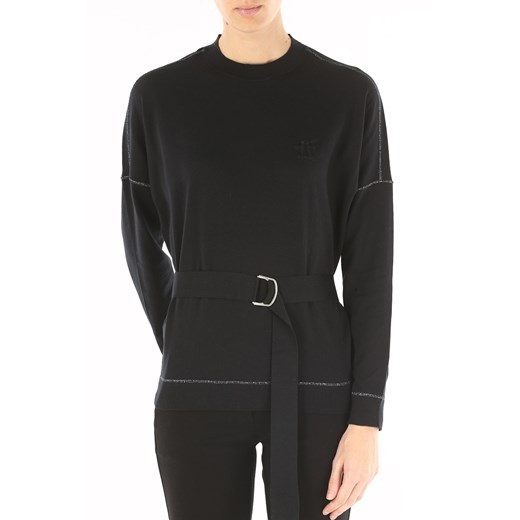 Pinko Sweter dla Kobiet Na Wyprzedaży, czarny, Bawełna, 2019, 40 M