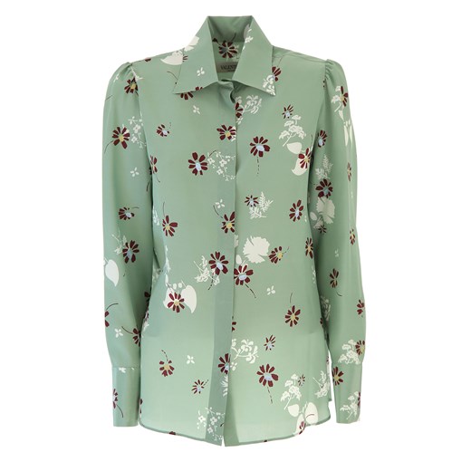 Valentino Koszula dla Kobiet Na Wyprzedaży, Blady zielony, Jedwab, 2019, 40 42