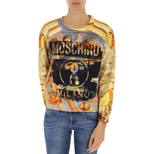Moschino Bluza dla Kobiet Na Wyprzedaży, multikolor, Bawełna, 2019, 38 40 XXS