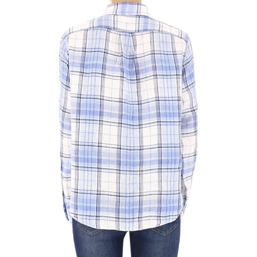Ralph Lauren Koszula dla Kobiet Na Wyprzedaży, niebieskie niebo, Len, 2019, 38 M