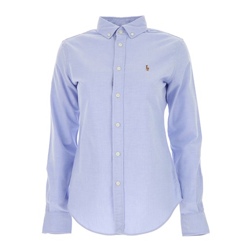 Ralph Lauren Koszula dla Kobiet Na Wyprzedaży w Dziale Outlet, niebieskie niebo, Bawełna, 2019, 42 44