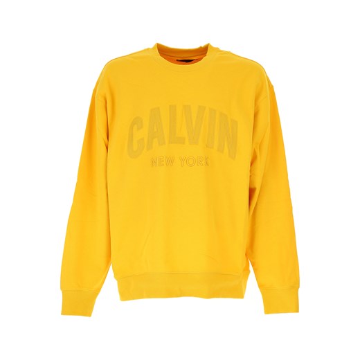 Calvin Klein Bluza dla Mężczyzn Na Wyprzedaży w Dziale Outlet, żółty, Bawełna, 2019, L M S