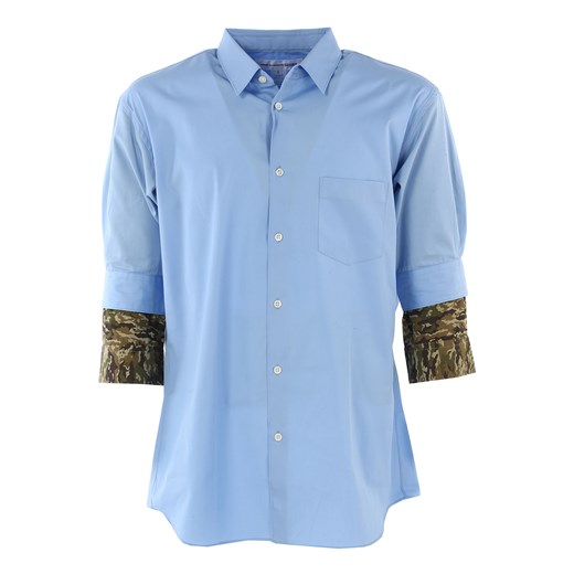 Comme des Garçons Koszula dla Mężczyzn Na Wyprzedaży, niebieskie niebo, Bawełna, 2019, L M XL