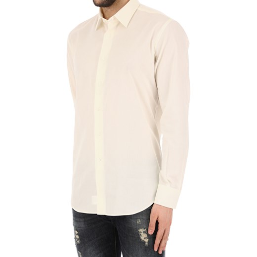 Del Siena Koszula dla Mężczyzn Na Wyprzedaży, słomkowo-beżowy, Bawełna, 2019, 38 39 40