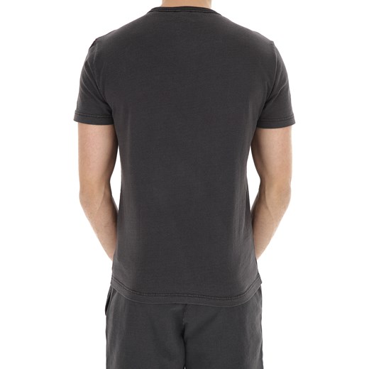 Emporio Armani Koszulka dla Mężczyzn Na Wyprzedaży w Dziale Outlet, czarny denim, Bawełna, 2019, L S