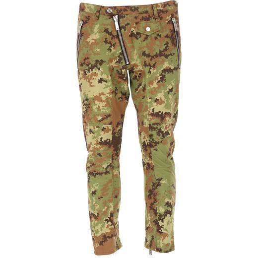 Dsquared Spodnie dla Mężczyzn Na Wyprzedaży w Dziale Outlet, maskujący, Poliamid, 2019, 52 L