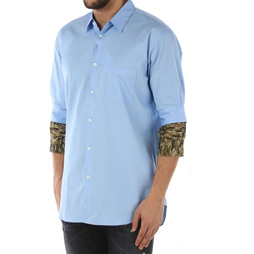 Comme des Garçons Koszula dla Mężczyzn Na Wyprzedaży, niebieskie niebo, Bawełna, 2019, L M XL