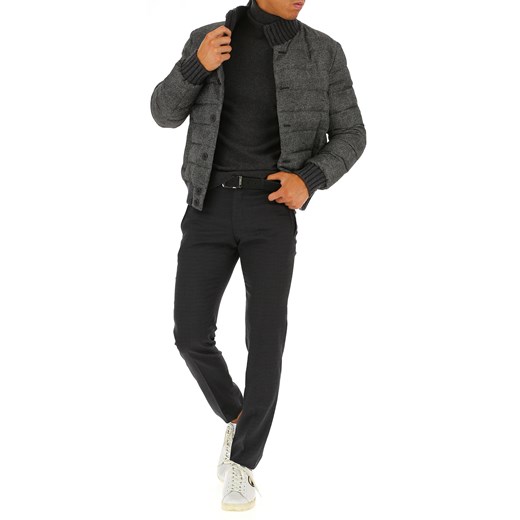 Karl Lagerfeld Spodnie dla Mężczyzn Na Wyprzedaży w Dziale Outlet, ciemnoszary, Wełna dziewicza, 2019, 48 50