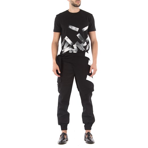 Versace Spodnie dla Mężczyzn Na Wyprzedaży w Dziale Outlet, czarny, Bawełna, 2019, 46 48