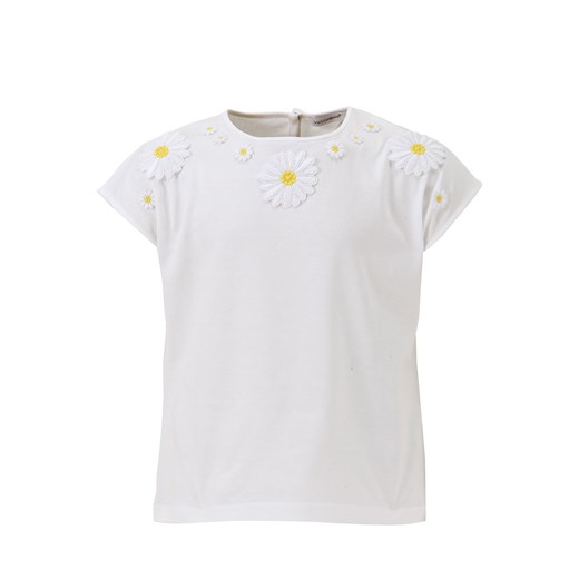 Dolce & Gabbana Koszulka Dziecięca dla Dziewczynek Na Wyprzedaży w Dziale Outlet, biały, Bawełna, 2019, 5Y 6Y