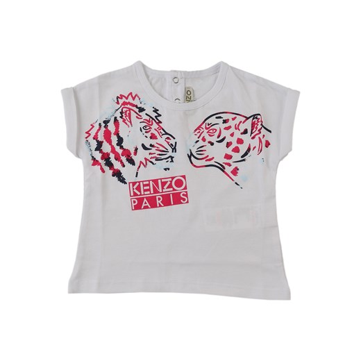 Kenzo Koszulka Niemowlęca dla Dziewczynek Na Wyprzedaży, biały, Bawełna, 2019, 3M 9M