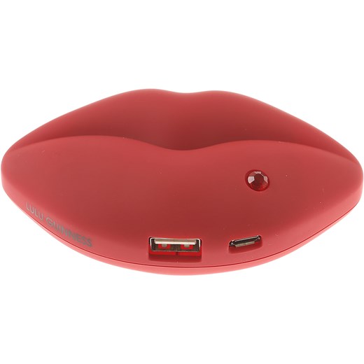 Lulu Guinness Uroda, Lips Pone Charger, czerwony, Silikon, 2019