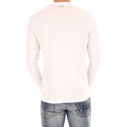 Versace Koszulka dla Mężczyzn Na Wyprzedaży, biały, Bawełna, 2019, L XL
