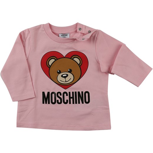 Moschino Koszulka Niemowlęca dla Dziewczynek Na Wyprzedaży, Różowy, Bawełna, 2019, 24M 2Y
