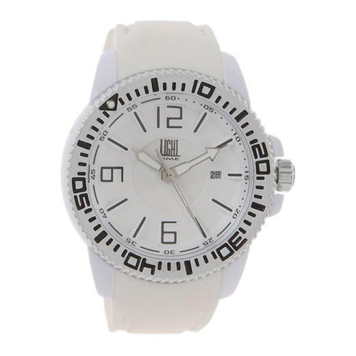 Light Time Zegarek dla Mężczyzn Na Wyprzedaży, biały, Poliwęglan, 2019