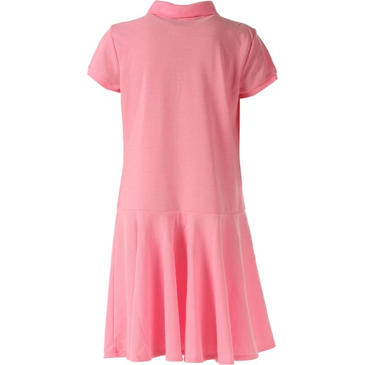 Ralph Lauren Sukienka dla Dziewczynek Na Wyprzedaży w Dziale Outlet, neonowy różowy, Poliester, 2019, L XL