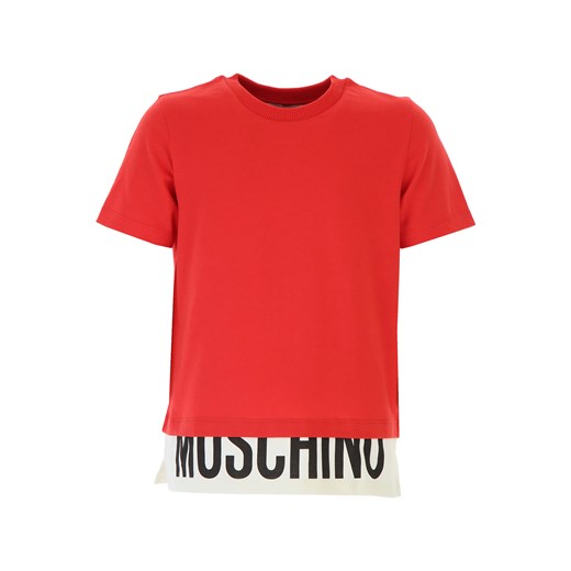 Moschino Koszulka Dziecięca dla Chłopców Na Wyprzedaży, Czerwony, Bawełna, 2019, 14Y 4Y 5Y