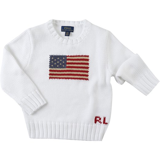 Ralph Lauren Swetry Dziecięce dla Chłopców Na Wyprzedaży, biały, Bawełna, 2019, 2Y 7Y