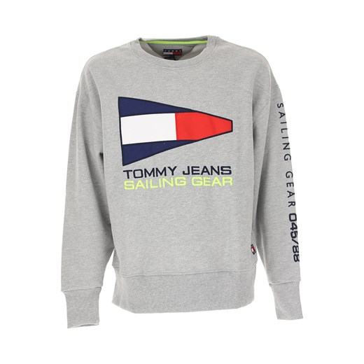 Tommy Hilfiger Bluza dla Mężczyzn Na Wyprzedaży, szary, Bawełna, 2019, L M S XL