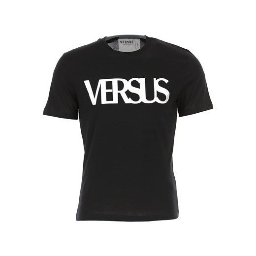 Versace Koszulka dla Mężczyzn Na Wyprzedaży w Dziale Outlet, czarny, Bawełna, 2019, L XL