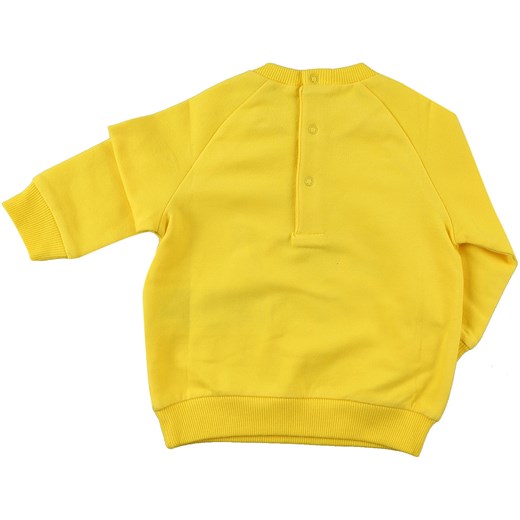 Moschino Bluzy Niemowlęce dla Chłopców Na Wyprzedaży, Żółty, Bawełna, 2019, 6M 9M
