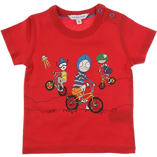 Marc Jacobs Koszulka Niemowlęca dla Chłopców Na Wyprzedaży, Czerwony, Bawełna, 2019, 12M 3M 6M 9M