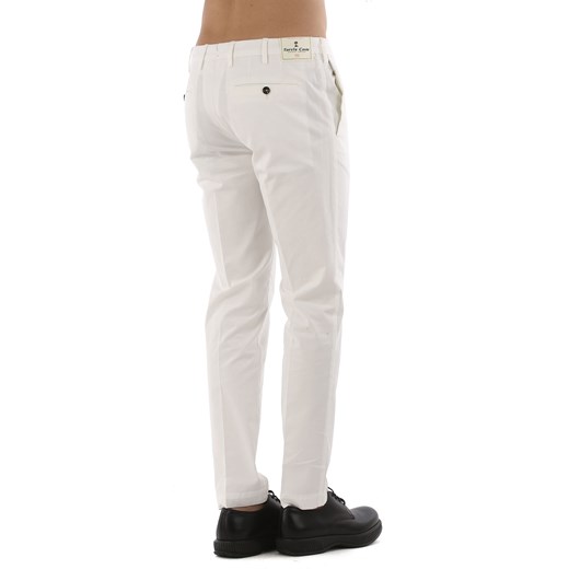 PT01 Spodnie dla Mężczyzn Na Wyprzedaży, biały, Bawełna, 2019, 48 56