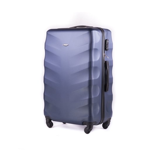 Średnia walizka podróżna na kółkach SOLIER STL402 M ABS granatowa  Solier  Skorzana.com