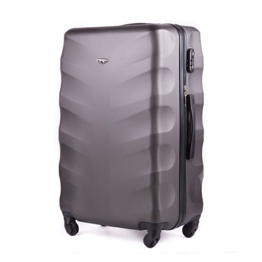 Duża walizka podróżna na kółkach SOLIER STL402 ABS L ciemnoszara  Solier  Skorzana.com