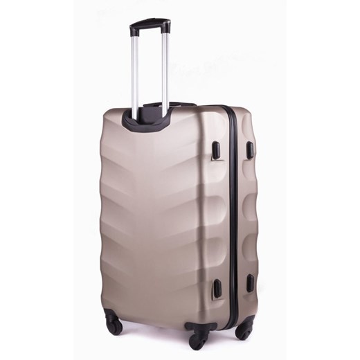 Duża walizka podróżna na kółkach SOLIER STL402 ABS L champagne  Solier  Skorzana.com