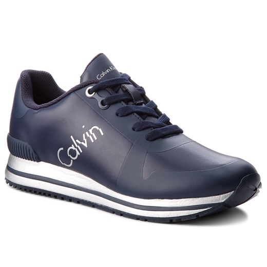 Sneakersy CALVIN KLEIN JEANS - Edwin S0497 Indigo/Silver  Calvin Klein 41 eobuwie.pl