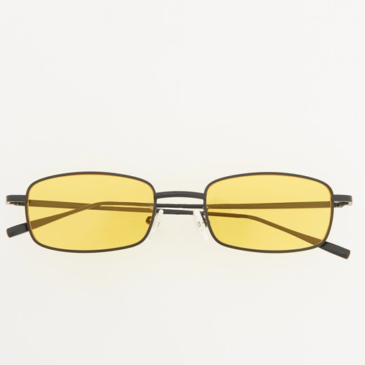 Reserved - Żółte okulary przeciwsłoneczne - Zielony Reserved  One Size 