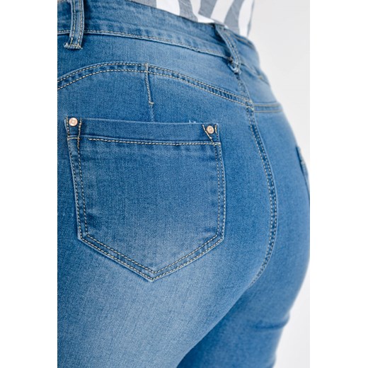 Spodnie jeans rurki z rozjaśnieniami  Zoio S/M okazyjna cena zoio.pl 