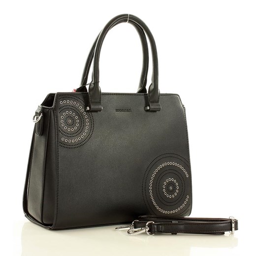 MONNARI Designerska torebka kuferek czarny  Monnari  okazja Verostilo 