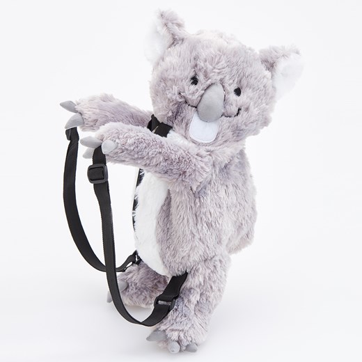 Reserved - Pluszowy plecak koala - Jasny szar
