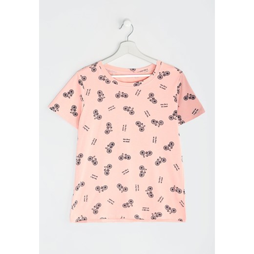Różowy T-shirt Brooklyn Baby Multu  L/XL promocyjna cena Multu.pl  