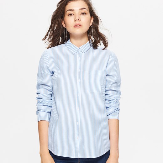Cropp - Klasyczna koszula - Niebieski  Cropp M 