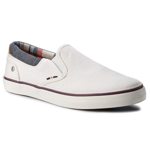 Tenisówki WRANGLER - Legend Slip On WM181011 White 51 Wrangler  45 eobuwie.pl promocja 