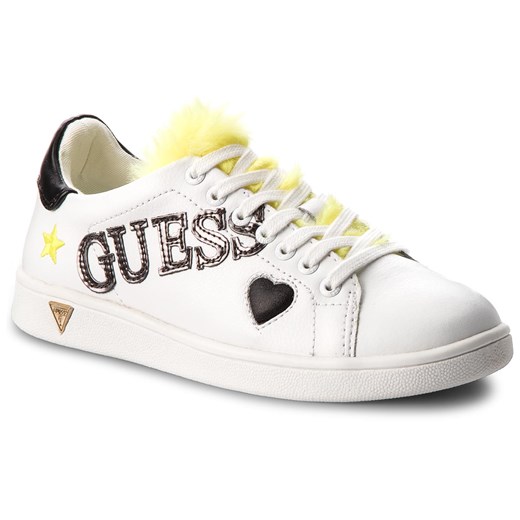 Sneakersy GUESS - FLUPE3 LEA12 WHIYE  Guess 36 eobuwie.pl