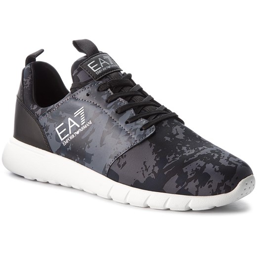 Sneakersy EA7 EMPORIO ARMANI - Sneaker X8X010 XK010 A002 Camo Print Grey/Blk  Ea7 Emporio Armani 45 1/3 eobuwie.pl