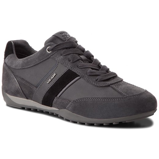 Sneakersy GEOX - U Wells C U52T5C 022ME C9AF4 Anthracite/Navy  Geox 44 eobuwie.pl