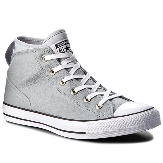 Trampki CONVERSE - Ctas Syde Street Mid 157538C Wolf Grey/Wolf Grey/White szary Converse 46 eobuwie.pl