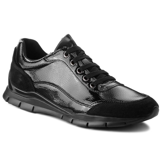 Sneakersy GEOX - D Sukie B D84F2B 0DE22 C9999 Black  Geox 37 eobuwie.pl