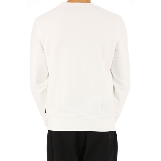 Calvin Klein Bluza dla Mężczyzn Na Wyprzedaży, Biały, Bawełna, 2019, M S