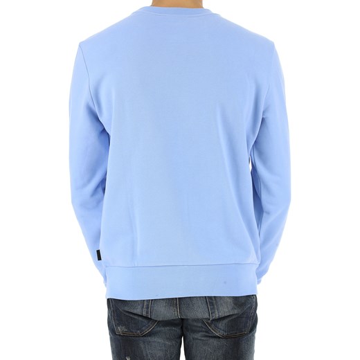 Calvin Klein Bluza dla Mężczyzn Na Wyprzedaży, Jasny niebieski, Bawełna, 2019, S XL
