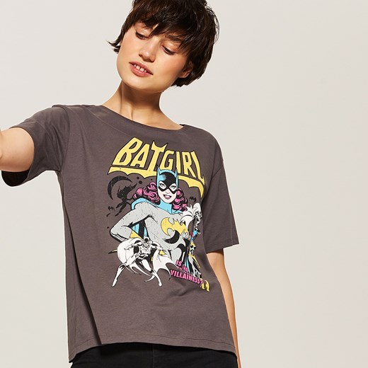 House - T-shirt batgirl - Szary  House XS 