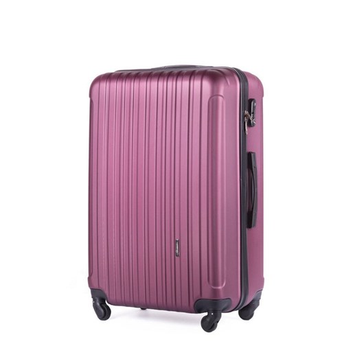 Średnia walizka podróżna na kółkach SOLIER STL2011 M ABS bordowa  Solier  Skorzana.com